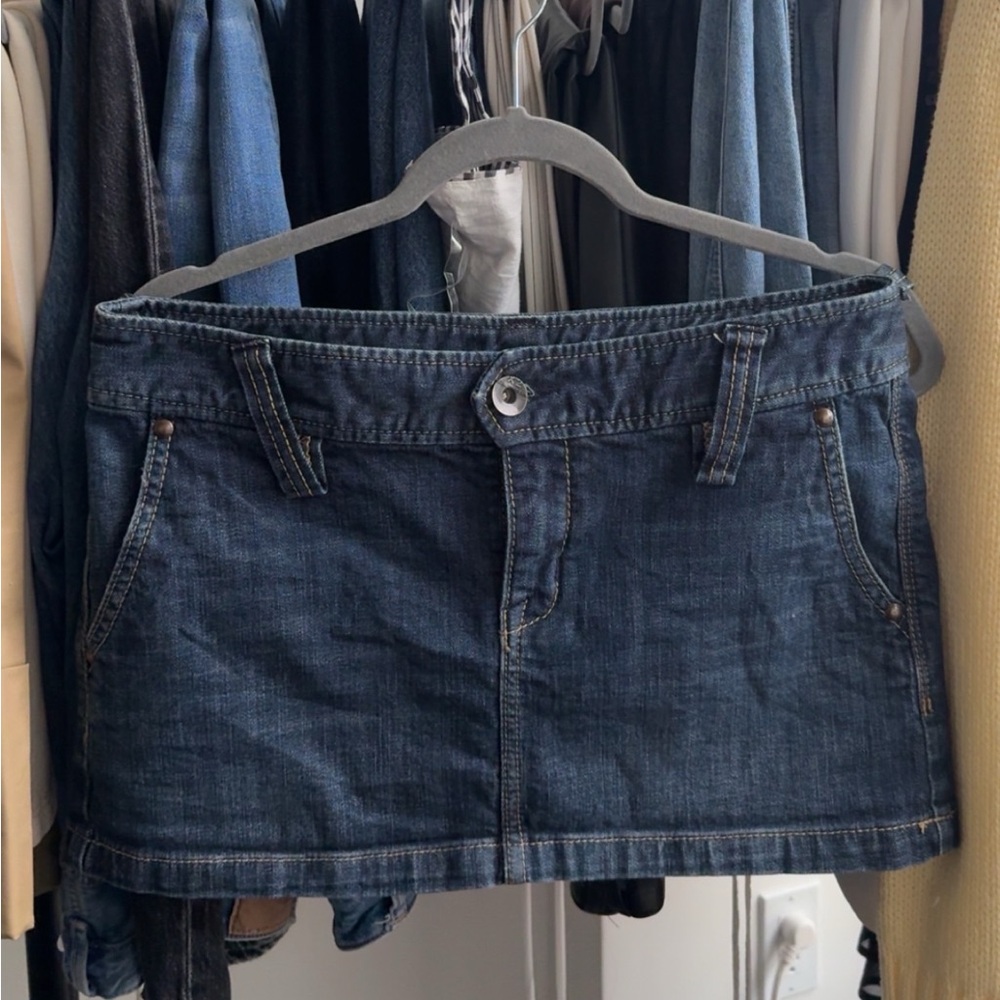Denim Mini Skirt